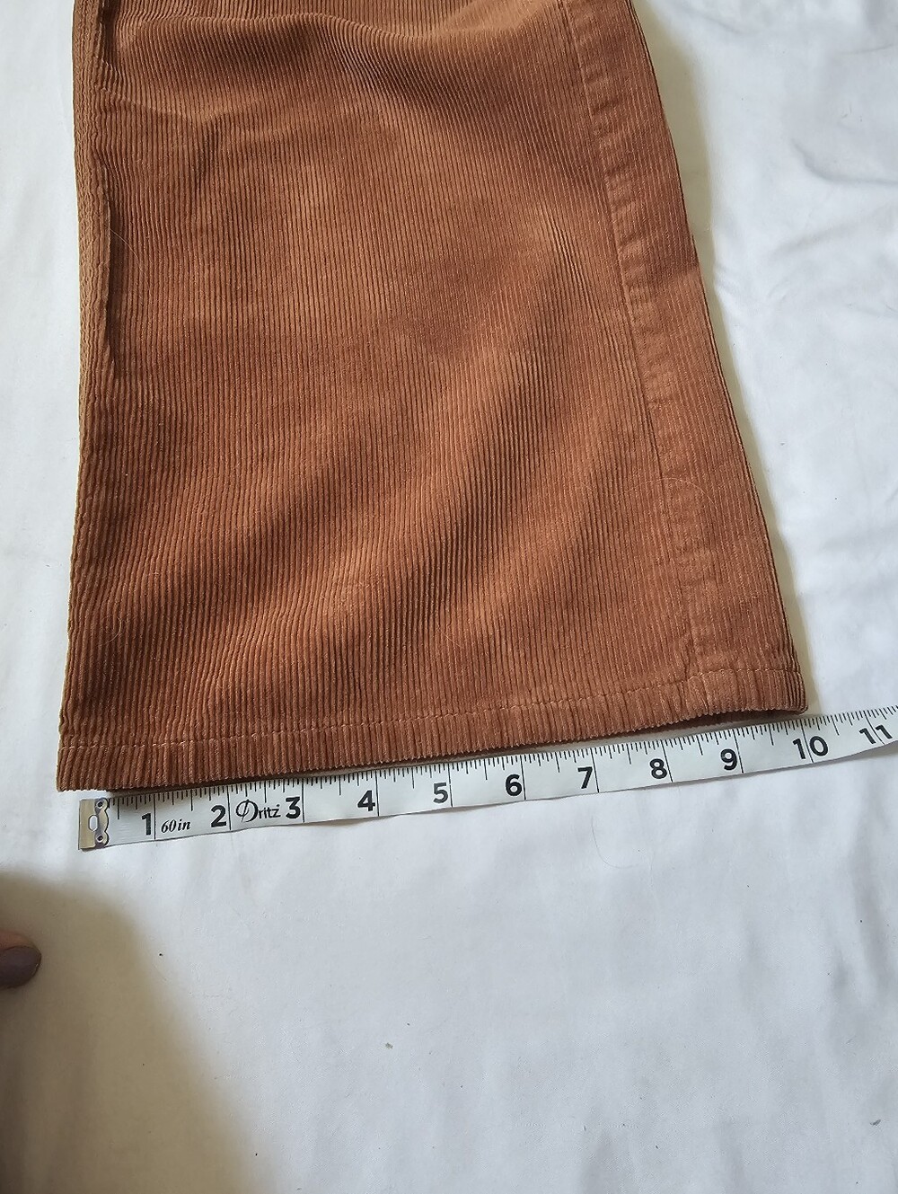 Sisstrevolution Rust Corduroy Wide Leg Pants Size 27/6 - Picture 16 of 16